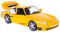 PORSCHE 959 МЕТАЛЛИЧЕСКАЯ МОДЕЛЬ WELLY 1: 24 ЖЕЛТЫЙ