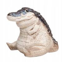 Tea Pet Fine, wykwintna, symulowana, dekoracyjna, ręcznie robiona figurka herbaty krokodyla