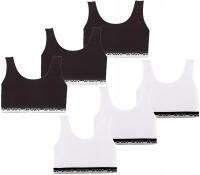 Top dziewczęcy biustonosz bawełna MORAJ 6 PAK