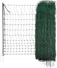 Kerbl PoultryNet siatka do drobiu, nieelektryczna, 25 m x 106 cm, zielona