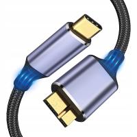 Kabel zewnętrznego dysku twardego 10 Gb/s USB C do Micro B 2m