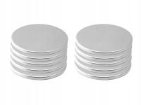 MAGNES NEODYMOWY WALCOWY 15x2 mm MOCNY, okrągły, krążek, 10 SZTUK