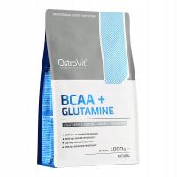 OstroVit BCAA Glutamina 1000 g naturalny