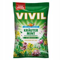 Vivil Cukierki Ziołowo Miętowe Bez Cukru Krauter Mint 120 g