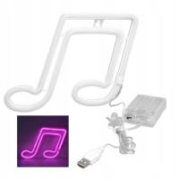 ,LED Neon Light Music Note Neon Night Lamp