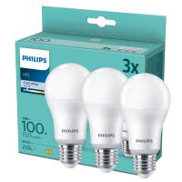 3X светодиодная лампа E27 A67 13W = 100W 1521LM 4000K нейтральный PHILIPS