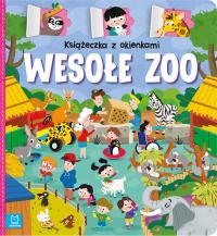 Książeczka z okienkami Wesołe zoo Okienka Przedszkolaka Zwierzątka Aksjomat