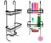 МЕТАЛЛИЧЕСКАЯ ПОДВЕСНАЯ ПОЛКА ДЛЯ ВАННОЙ КОМНАТЫ, НАСТЕННАЯ ВЕШАЛКА ДЛЯ ДУША, ЛОФТЧЕРНЫЙ