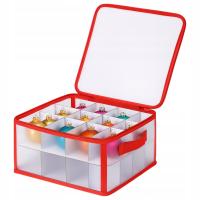 Pudełko Do Przechowywania Torba Organizer Na Bombki Ozdoby Choinkowe 32szt