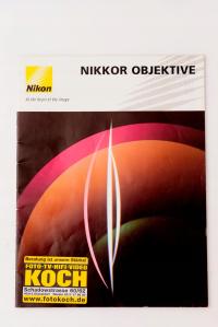 Nikon Nikkor объективы проспект каталог