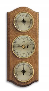 Метеостанция деревянный барометр TFA Германия