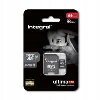 Карта памяти 64 ГБ INTEGRAL 64GB Class10 UHS1