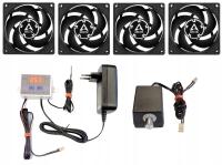 Wentylatory do akwarium regulacja temperatury załączania i obrotów