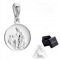 Медальон серебро 925 подарок лопаточный кулон с Богоматери лопаточной