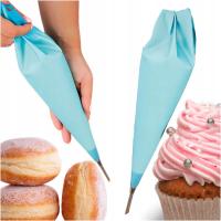 Szpryca z Rękawem do Nadziewani Wypieków Cukiernicza 750ml Końcówka 7x1cm