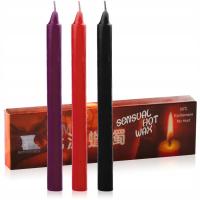 3 свечи для эротического массажа и игр BDSM температура 50STC