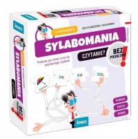 GRY EDUKACYJNE dla dzieci SYLABOMANIA z profesorkiem JAWA gry planszowe 5+