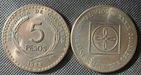 KOLUMBIA 5 pesos 1968r duża