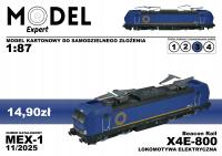 Siemens X4E-800 Vectron Beacon Rail - Model kartonowy