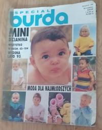 Czasopismo Burda special moda dziecięca wiosna lato 1991