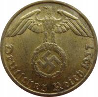 3040. Niemcy III Rzesza 5 Reichspfennig 1937 F