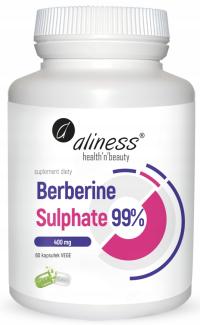 Aliness Berberine Sulphate 400mg BERBERYNA ODCHUDZANIE VEGE 60kap