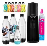 Sodastream Terra czarna 3 butelki FUSE 1l i 1 butelka my ONLY bottle 0,5l