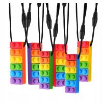 3 шт.Прорезыватель логопедический терапевтический для детей анти-стресс ожерелье