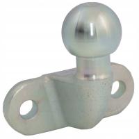 Ocynkowana Srebrna Kula Holownicza z Rostawem 90 mm mocowana czołowo