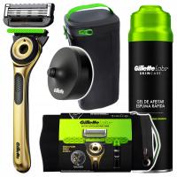 Бритва Gillette Labs FlexDisc гель для бритья чехол держатель