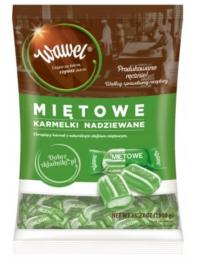 WAWEL Мятная карамель освежающая фаршированная 1 кг