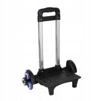 Schodołaz Składany Ciężarówka Ręczna Płynne Toczenie Regulowany Przenośny Czarny