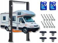 ДВУХКОЛОННЫЙ АВТОМОБИЛЬНЫЙ ПОДЪЕМНИК ДЛЯ МИКРОАВТОБУСОВ 6T, КОМБИНИРОВАННЫЙ МАУНТ, ТОРГОВЫЙ АВТОМАТ, МАСЛО