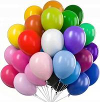 Цветные пастельные воздушные шары на день рождения - 100 шт.
