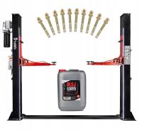 Podnośnik dwukolumnowy Redats 4000 kg 400 V automatyczny z oświetleniem LED