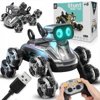 ROBOT PIES NA PILOTA I GESTY ZDALNIE STEROWANY INTERAKTYWNY 8 KÓŁ AKROBACJE