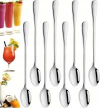 łyżeczka gałka do kawy lody sztućce długie zestaw 6 sztuk