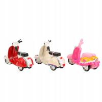 3 szt. Aluminiowy model motocykla dla kobiet wysoce imitujący dzieci AU