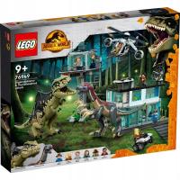 Lego 76949 атака гиганотозавра и теризинозавра