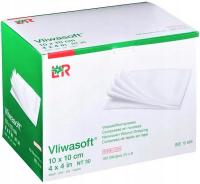 L&R - Vliwasoft 10 x 10 cm, jałowe 4w, 150 szt.