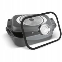 BRYTFANNA Aluminiowa LAMART LT1310 7L+3L Brytfanka Naczynie Do Pieczenia