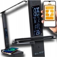 НАСТОЛЬНЫЙ СВЕТИЛЬНИК ПРИКРОВАТНЫЙ ЧЕРТЕЖНЫЙ ТАЙМЕР БУДИЛЬНИК QI ИНДУКЦИОННОЕ ЗАРЯДНОЕ УСТРОЙСТВО 10 ВТ