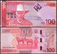 Namibia 100 Dolar 2025 P-23 UNC