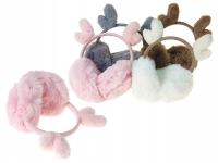 NAUSZNIKI CIEPŁE. RENIFER. FUTERKO. WYSOKA JAKOŚĆ