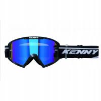 KENNY RACING GOGLE MODEL TRACK+ GLITTER BLACK PEARL - BLUE LENS - KOLOR SZA