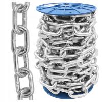 Коммерчески гальванизированная цепь металла фи12 металла Д1 техническая стальная 12мм 1Мб
