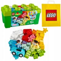 Zestaw Prezent LEGO Duplo Średnie Pudełko z Klockami BOX 65 Klocki 2+ Torba