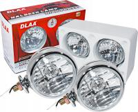 Lightbary chromowane lightbar na gmole 2 szt /DLAA/