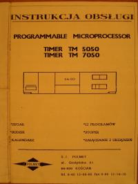 Руководство пользователя таймер T5050 и T7050 Polmet