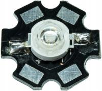 Dioda POWER LED 3W BRIDGELUX UV 365 - 370nm 45mil zalutowana na PCB